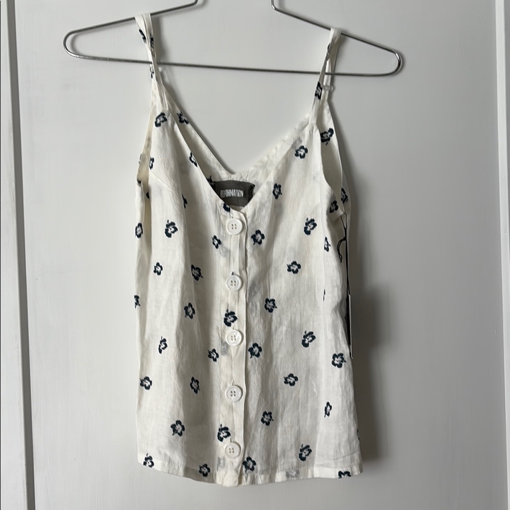 Reformation Honolulu Linen top Size Small NWT